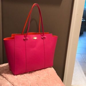 Like New Large Hot Pink Kate Spade Purse
